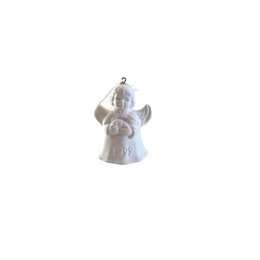 Vintage 1999 Goebel Angel Bell Christmas Tree Ornament